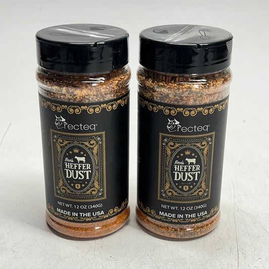 RECTEQ (2 PACK) Ben's Heffer Dust Rub Seasoning MADE IN USA Gluten Free BB 10/|27