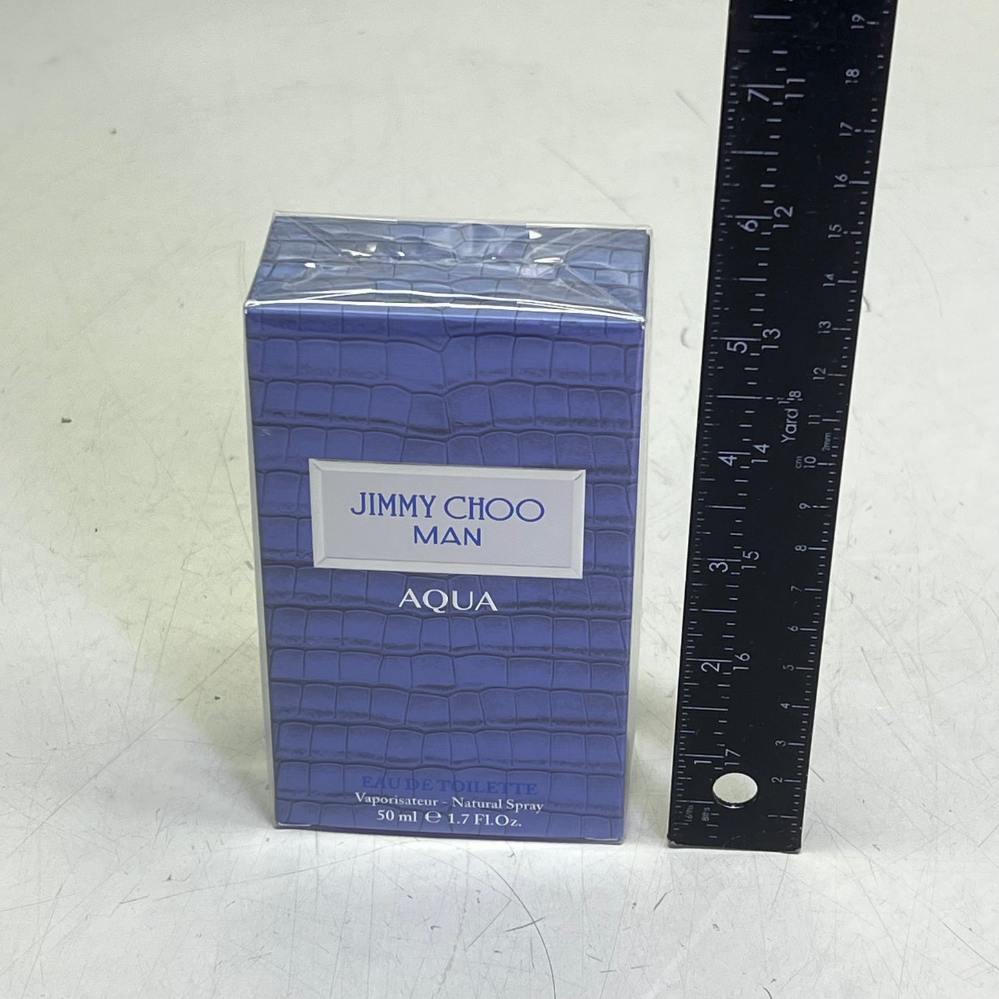 JIMMY CHOO MAN Aqua Eau De Toilette Woody Marine Scent 1.7 fl oz Blue 2597696