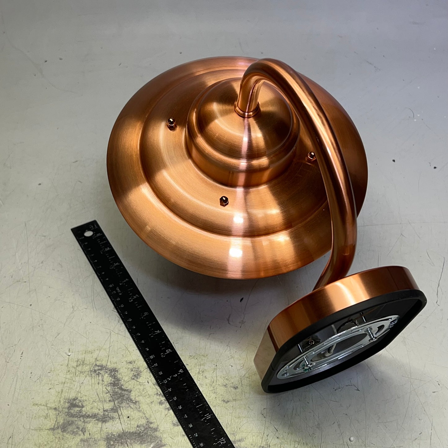 AQ LIGHTING Indoor/Outdoor LED Entry Wall Sconce 4.5W  Shiny Copper HL346A-CP