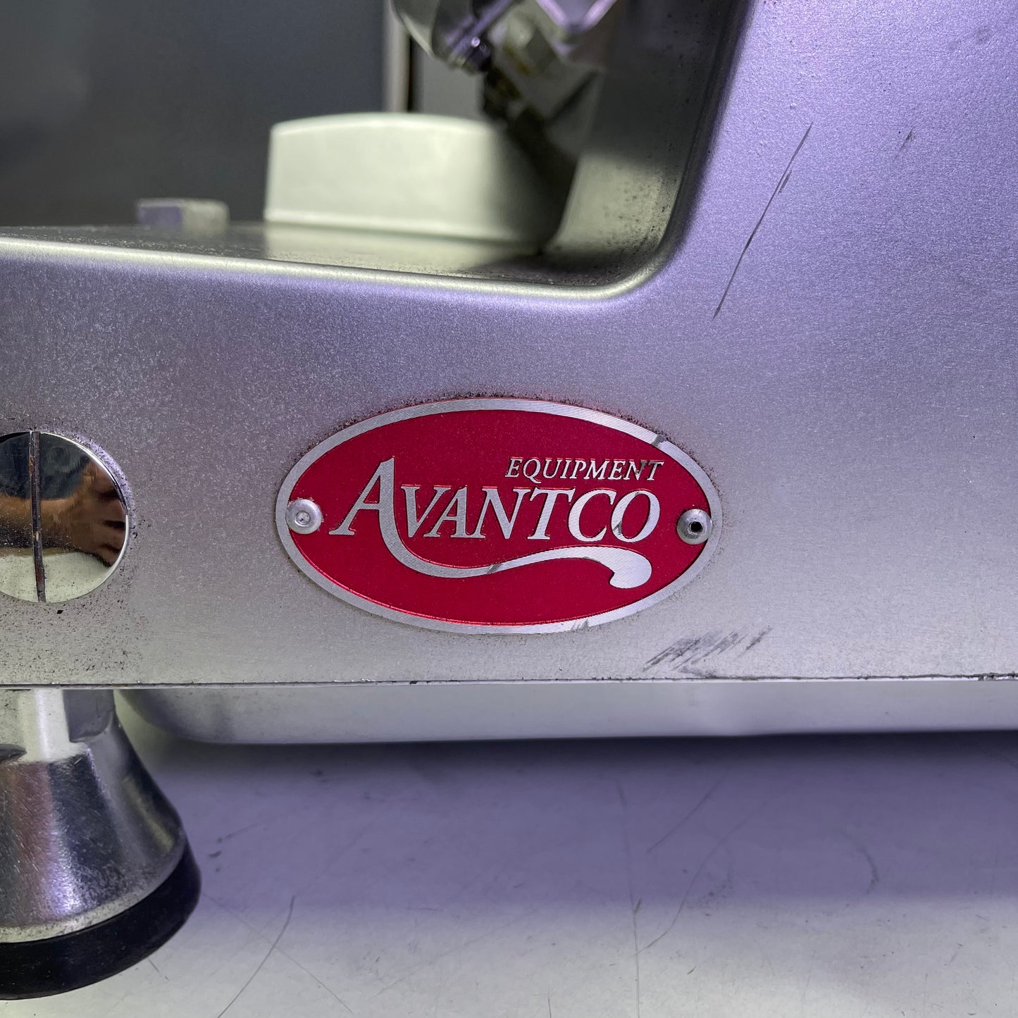 ZA@ AVANTCO Semi-Automatic Meat Slicer 12” Silver 177SL512 (Damaged AS-IS)