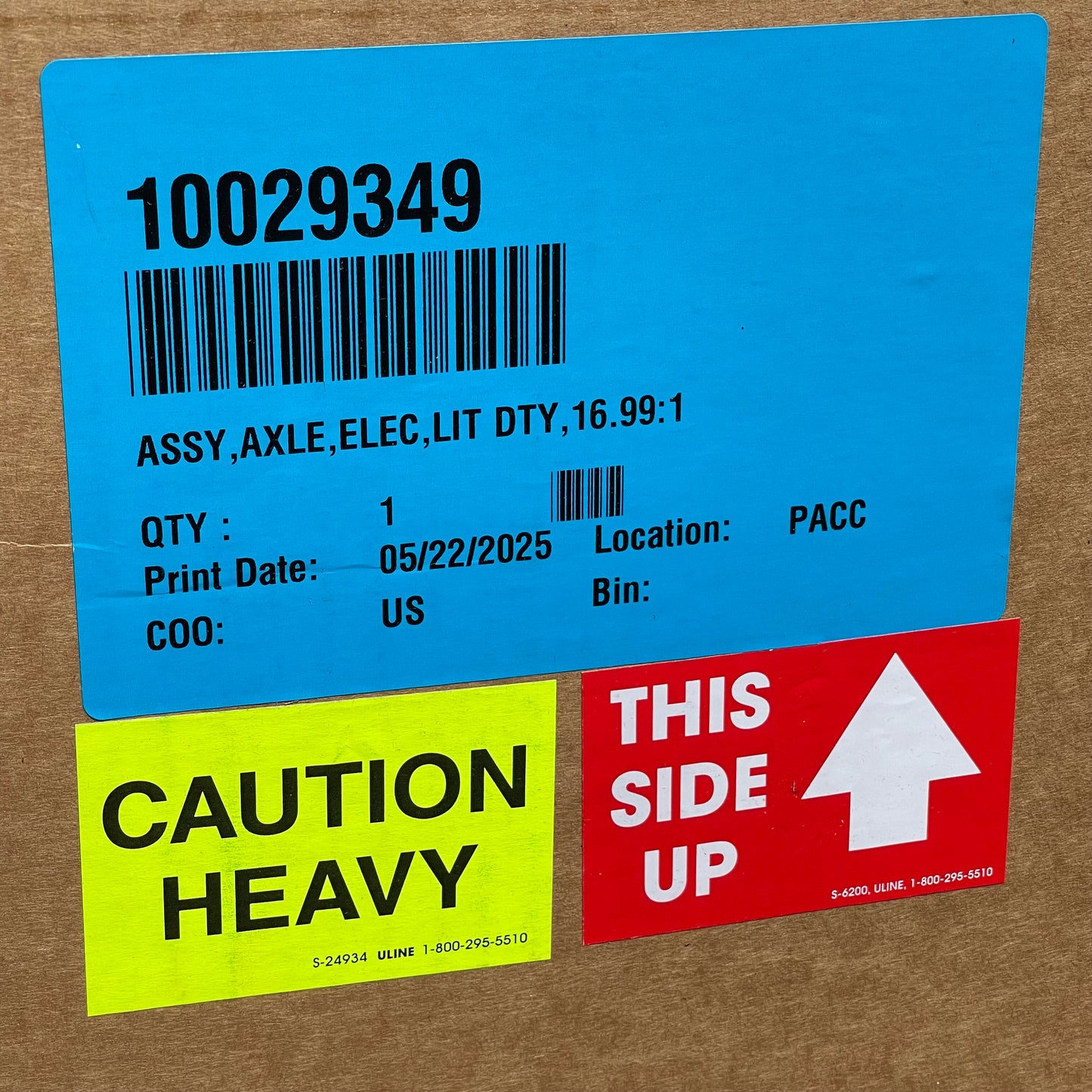 SCHAFER H-12 Light Duty Rear Axle Assembly 16.99:1 for E-Z-GO Golf Cart