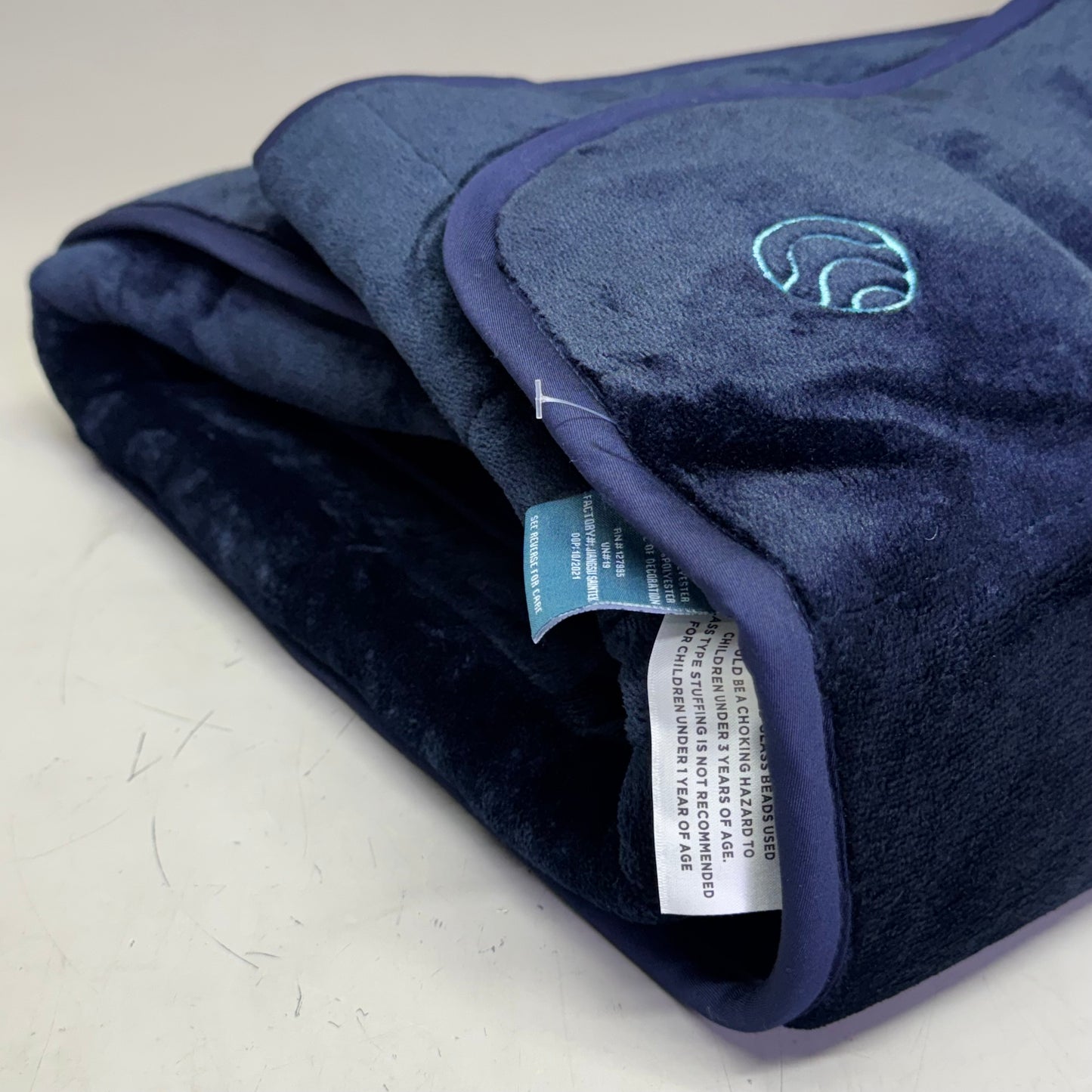 THERA Weighted Blanket Sz 42" x 66", Calming Navy BL613K
