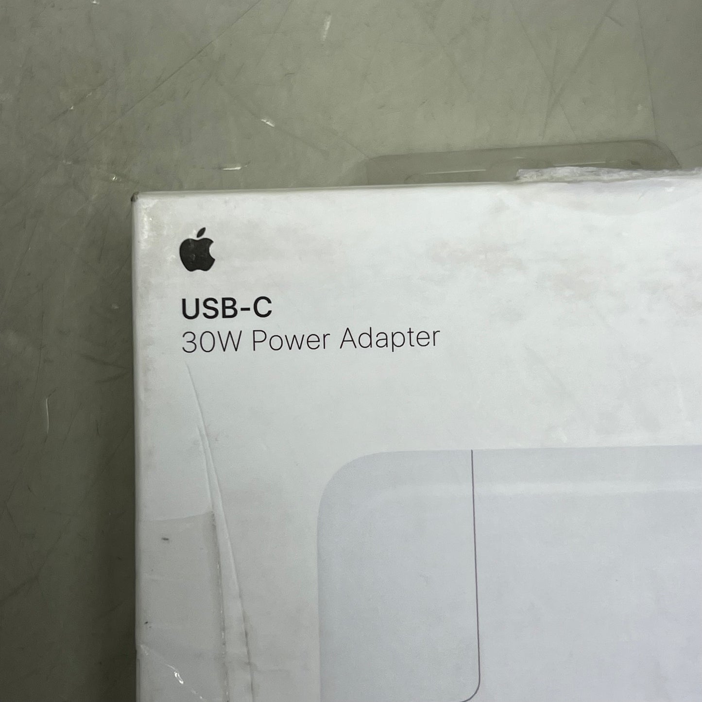 APPLE USB-C Power Adapter Fast Charge 30 Watts White MY1W2AM/A (Returns)