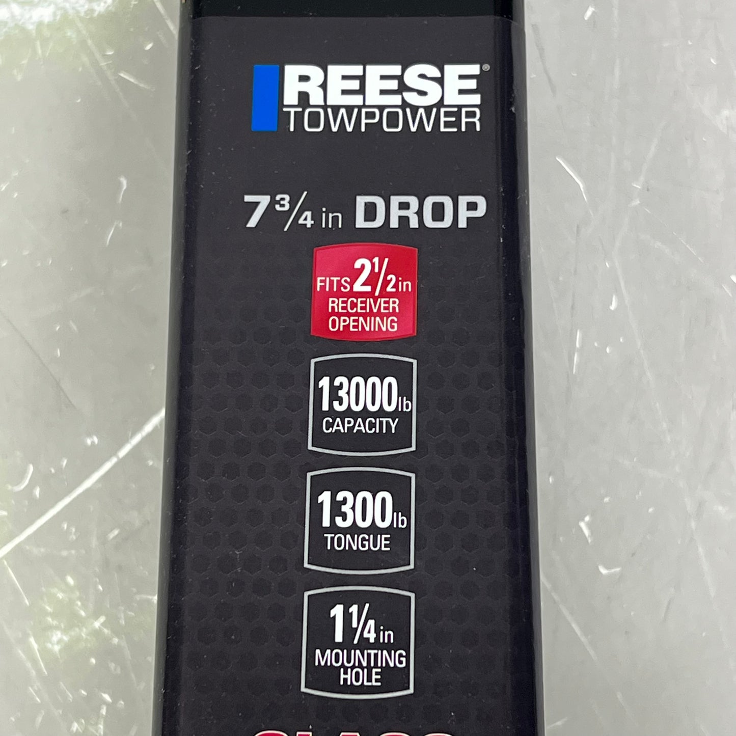 REESE TOWPOWER Hitch Ball Mount Draw Bar 2.5" Shank 7.75"Drop 13,000 Lbs 7028300