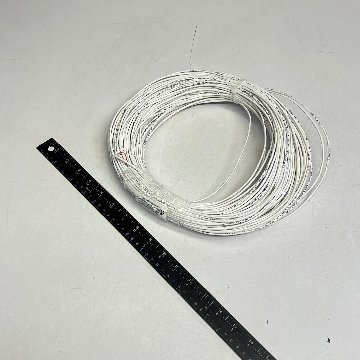 Stranded Bc Shielded CMP/CL3P Plenum Applications Use 22/2 250' White 72302-250