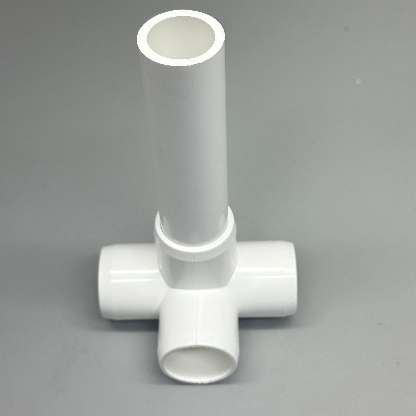 PVC PIPE (8 Pack) 3/4" 4-Way Elbow & 4" Straight Pipe PVC Fitting in White