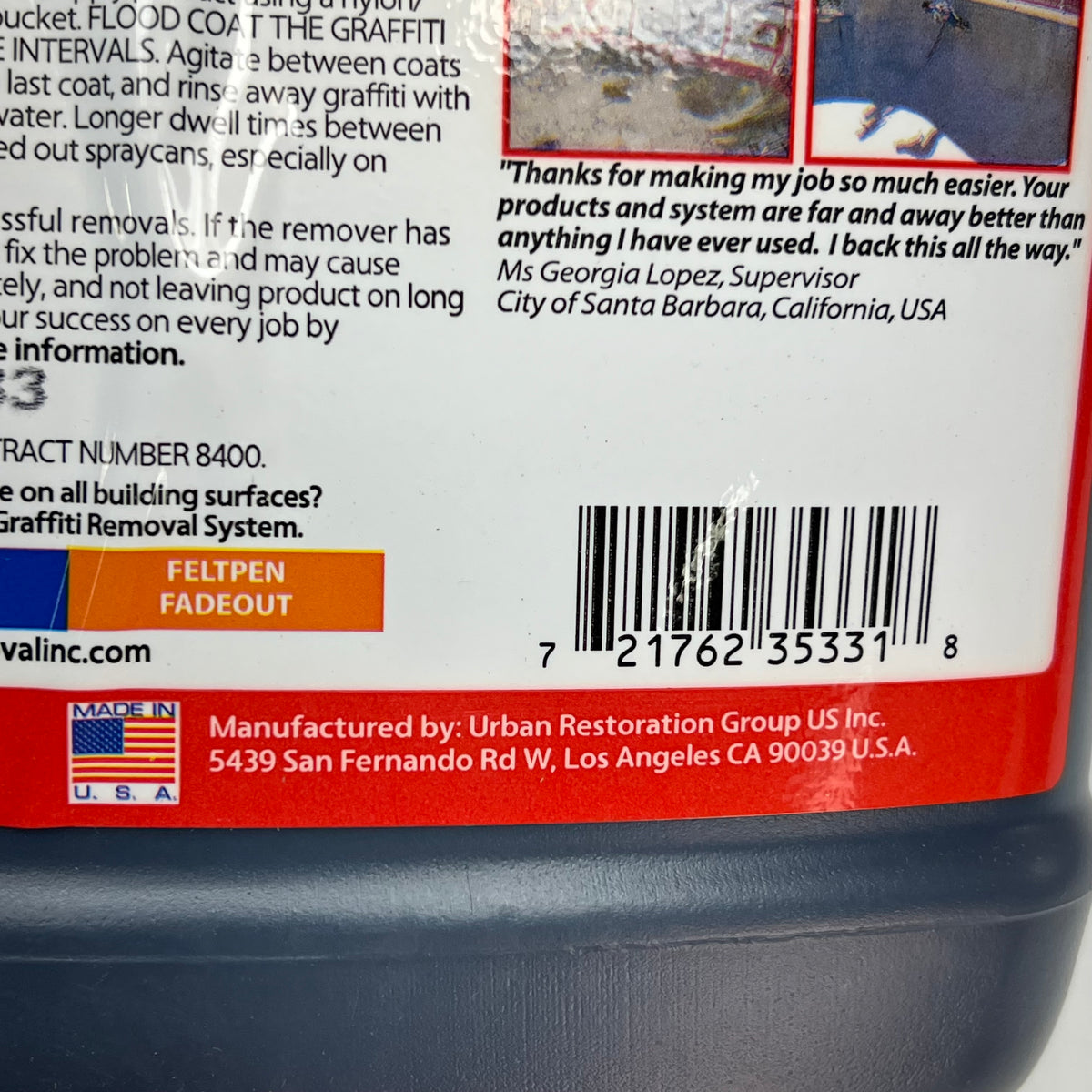 WORLDS BEST GRAFFITI REMOVAL (2 PACK) Bare Brick, Stone & Masonry Graffiti 1 Gal