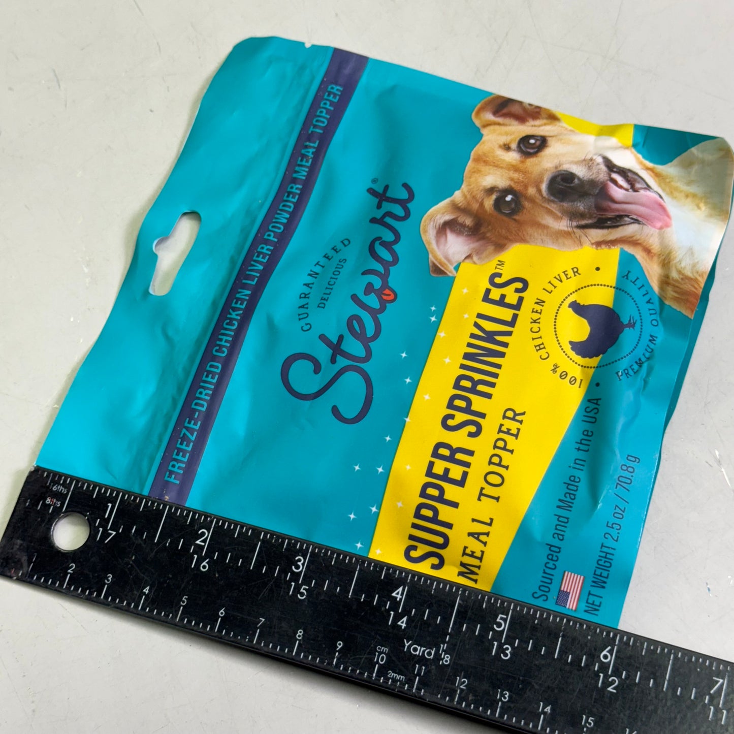 STEWART (12 PACK) Supper Sprinkles Chicken Liver Meal Topper 2.5 oz BB 09/25