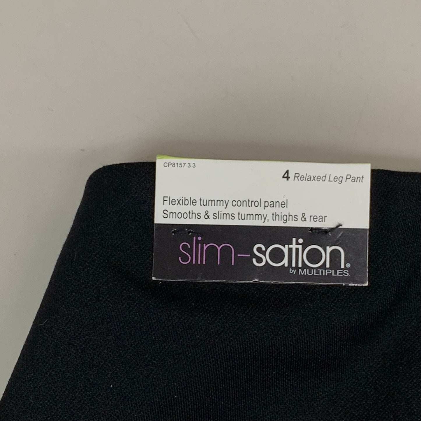 MULTIPLES Relaxed Leg Pant Petite Women's Sz 4 Black