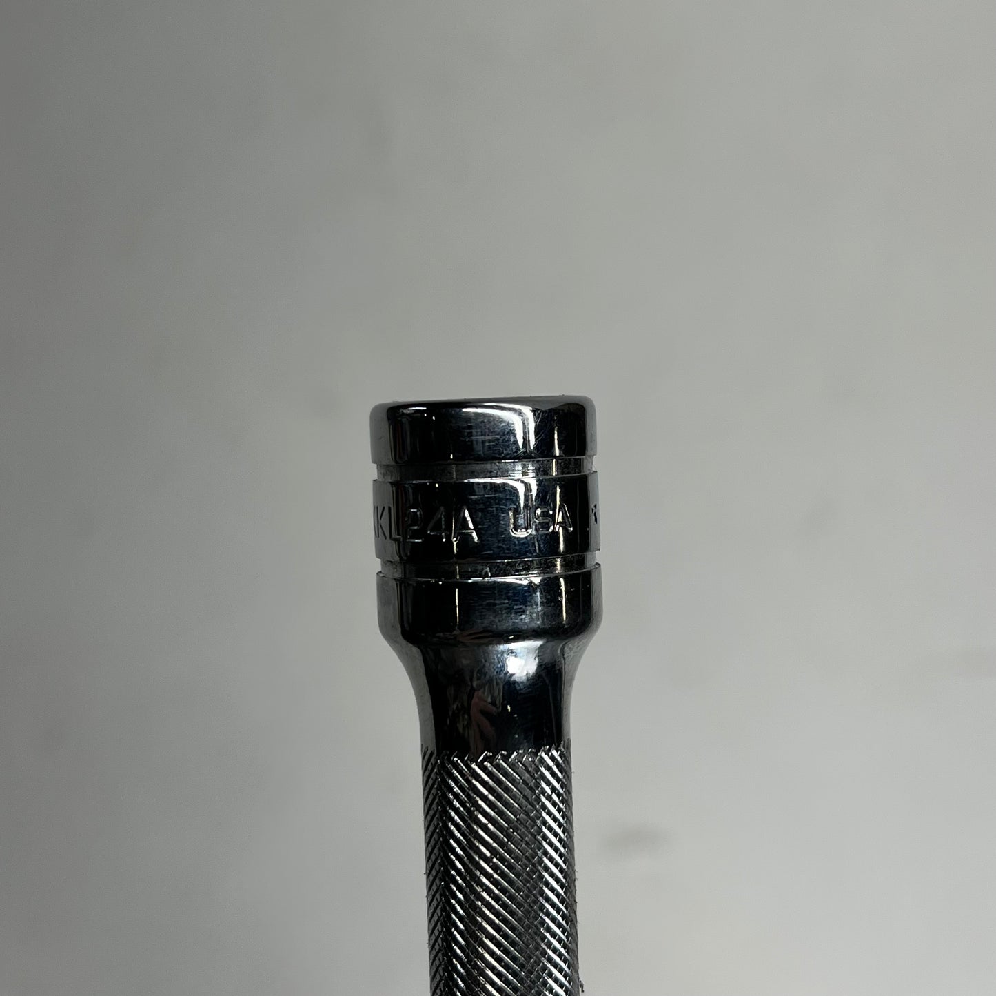 SNAP ON Quick Release Locking Knurled Extension 24" - 3/8" Drive Chrome FXKL24A