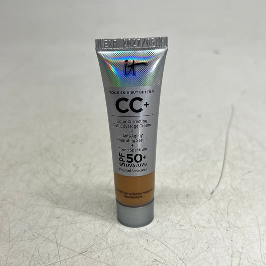 IT COSMETICS CC+ Cream Full Coverage Correcting Foundation W/Spf 50+.406oz Tan