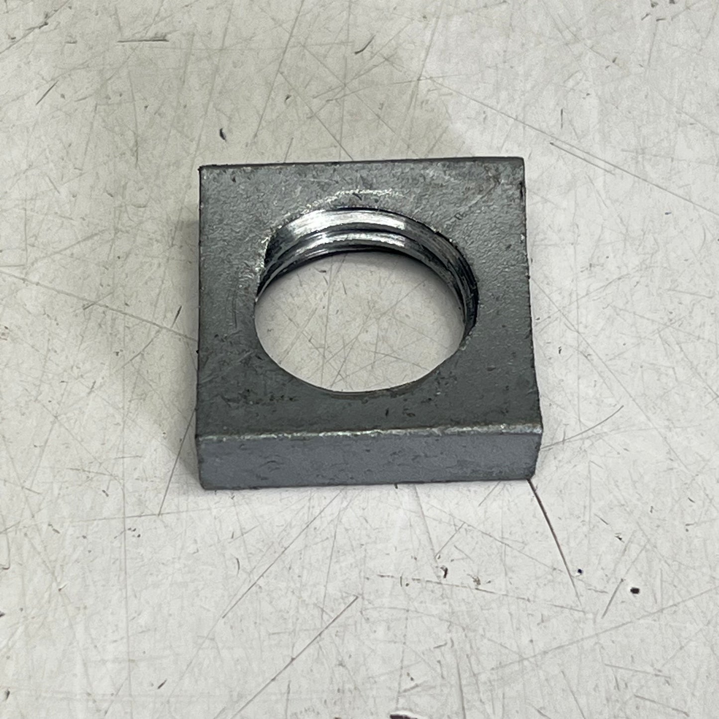 ALLIED BOLT (100 PACK) Steel Concave Square Locknut 1" Silver 22015