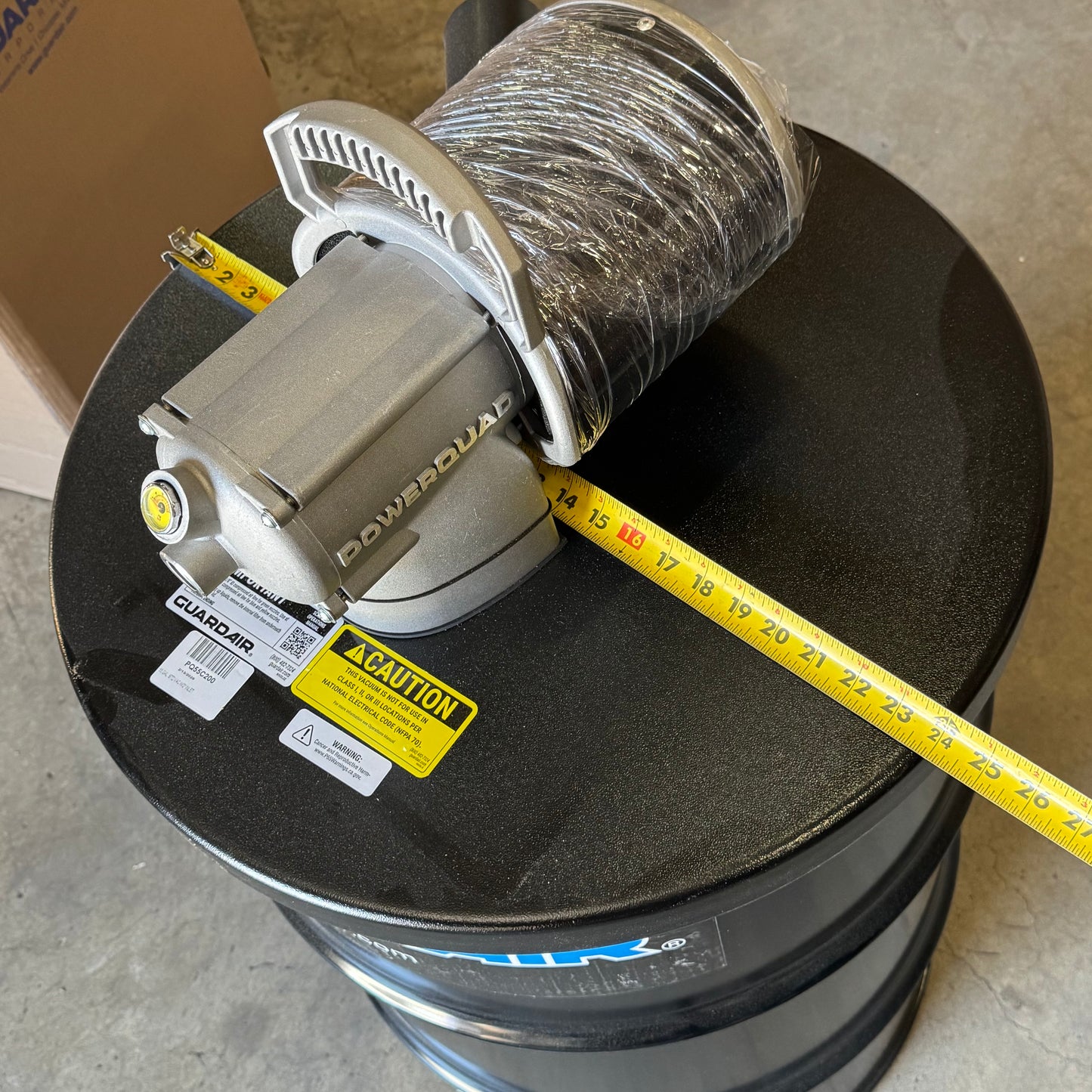 ZA@ GUARDAIR 55 Gal. Standard Vacuum W/2" Inlet PQ55C200 (New)