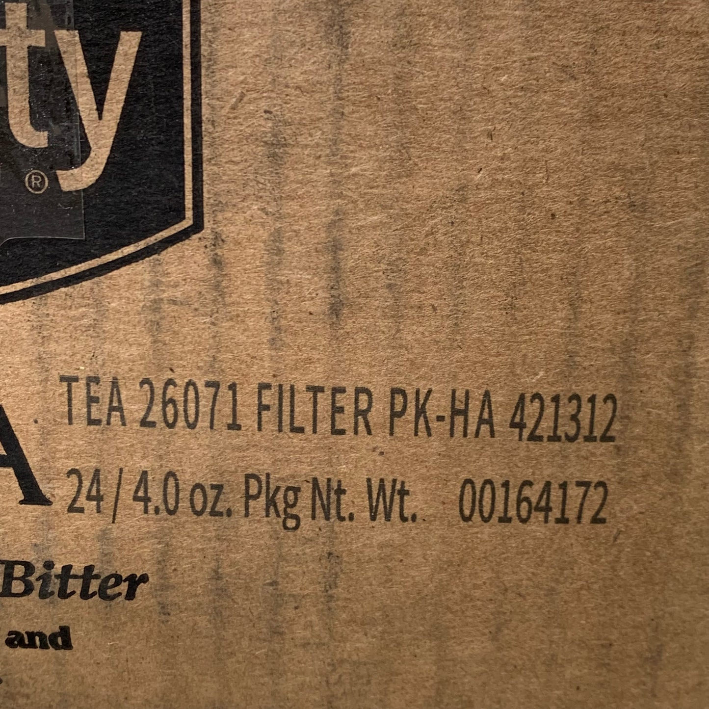 COMMUNITY COFFEE (24 PACK) Iced Tea Open Brew Frac Pack 4.0 oz