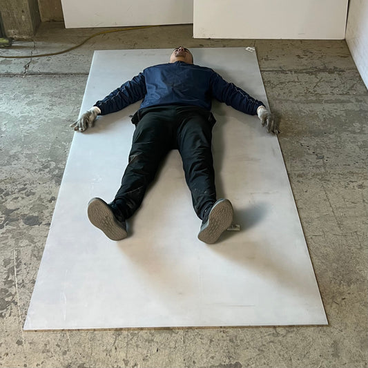 Plastic Polycarbonate Sheet Sz 96" L x 49" W x 3/16" Thick, White