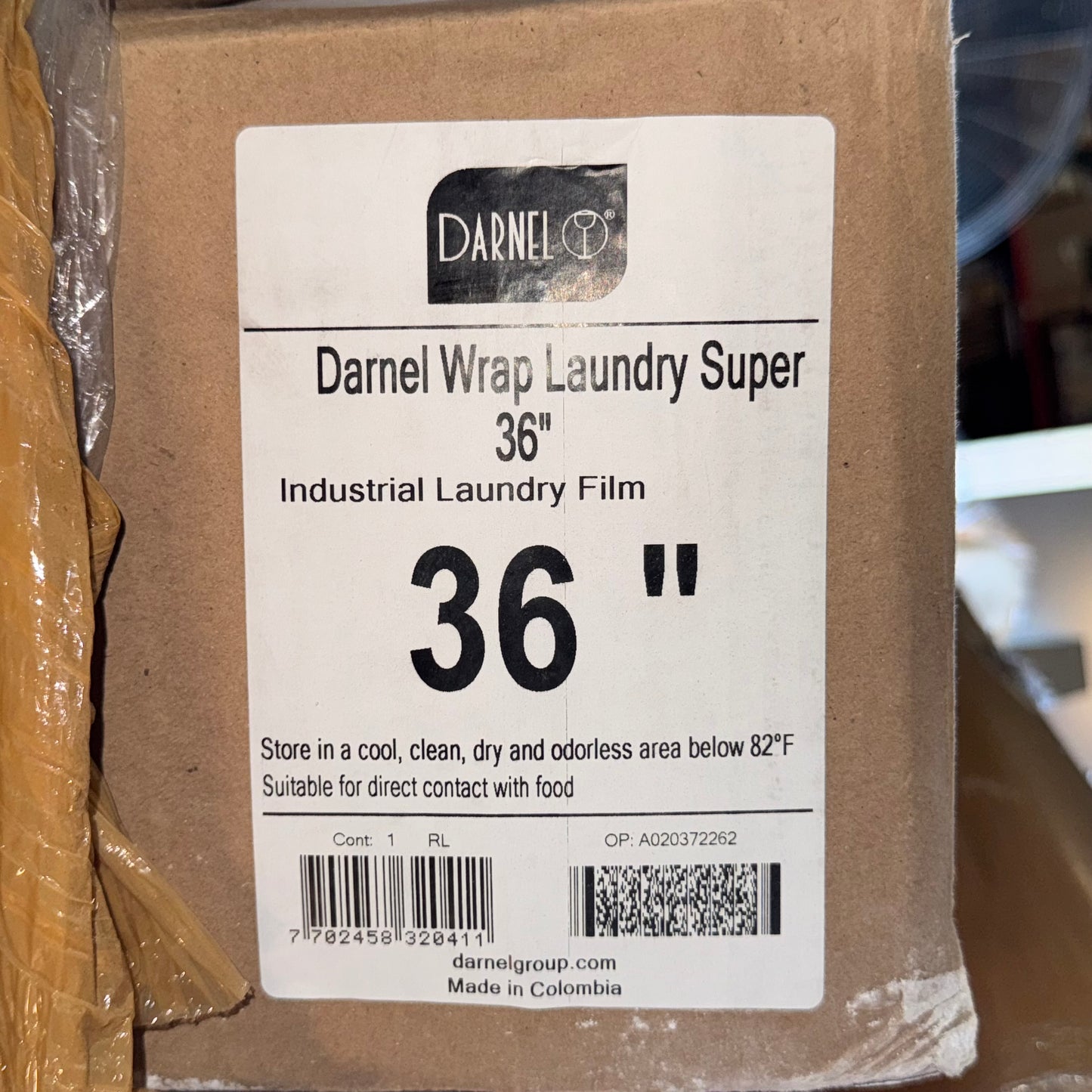 DARNEL Wrap Laundry Super 36" Clear