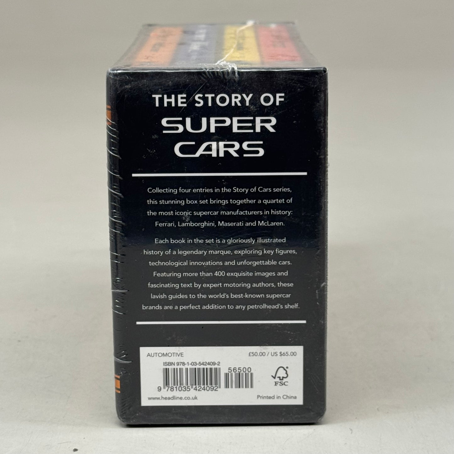 WELBECK The Story of Supercars a Tribute to Four Automotive Icons (the Story of Cars) Alex Kalinauckas & Stuart Codling Hardcover Box Set