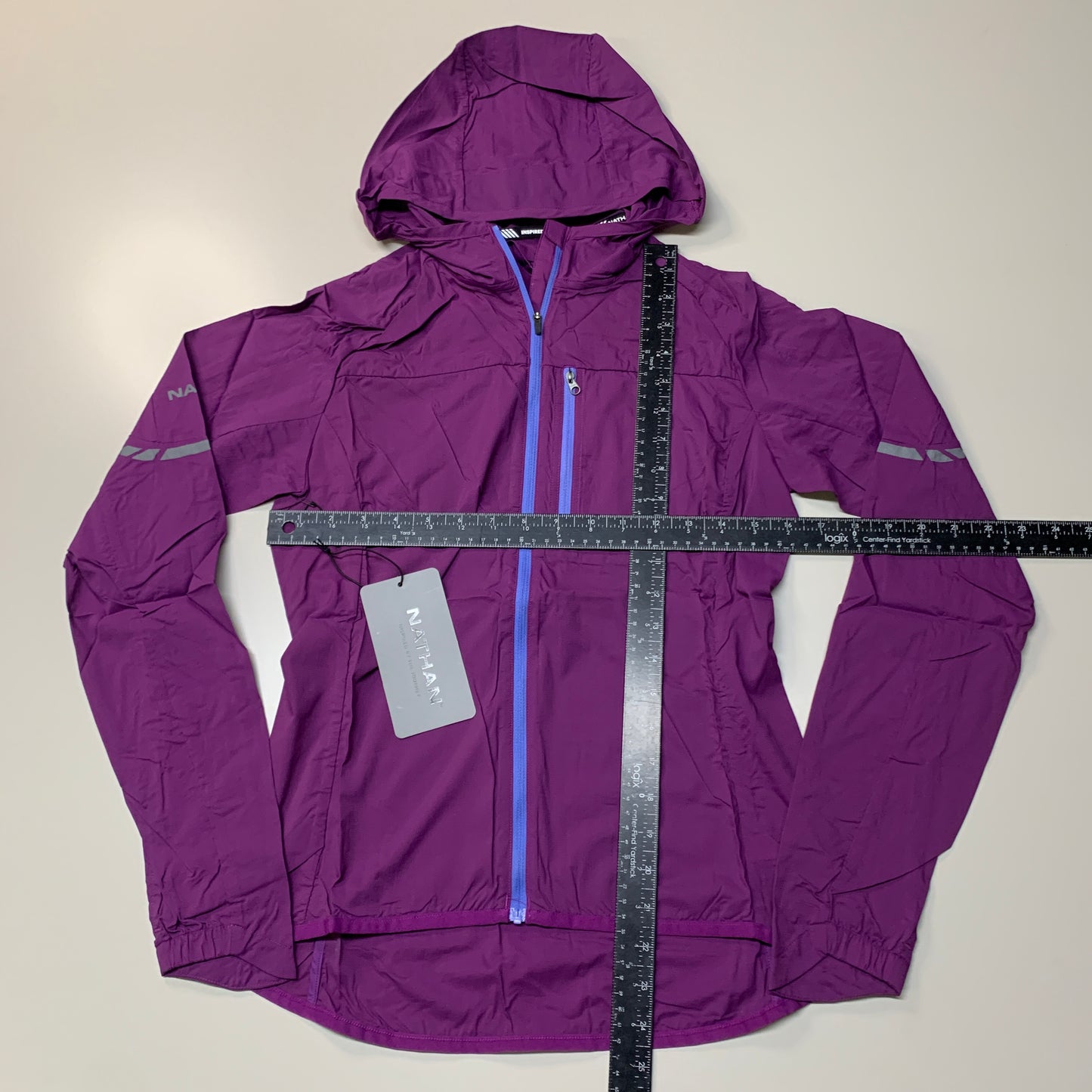 NATHAN Stealth Jacket W/ Hood Women's Plum Size XS NS90080-70030-XS