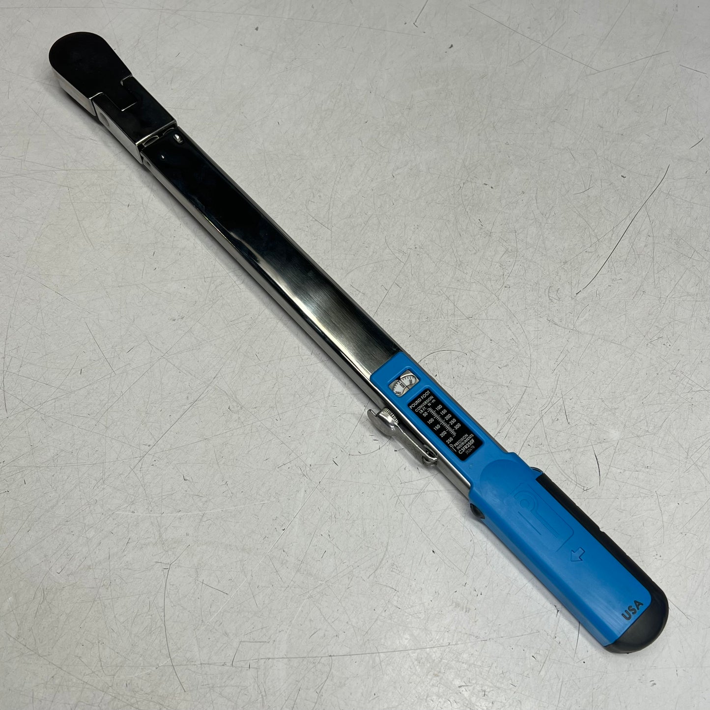 PRECISION INSUTRMENTS  Drive Split-beam Click Wrench 12" - 250 Blue C3FR250F