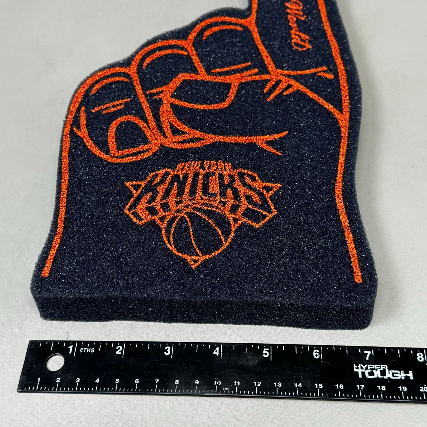 KITH X NEW YORK KNICKS Foam Finger 16.5" x 7.5" Dark Navy / Orange RARE (New)