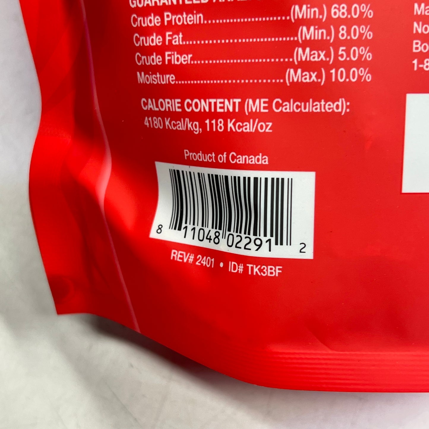 KOHA (2 PACK) Beef Lung Strips All Natural Treats Air-Dried 3.25 Oz BB 06/27