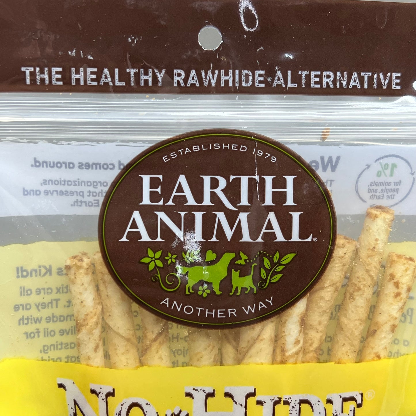 EARTH ANIMAL No-Hide Peanut Butter Treat Stix All Natural 10pk BB02/26