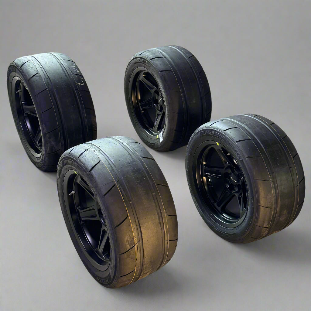 SRT (SET OF 4) Dodge Challenger SRT Demon Wheels & Tires Sz P315/40R18 102W, DOT 3M53917 Black