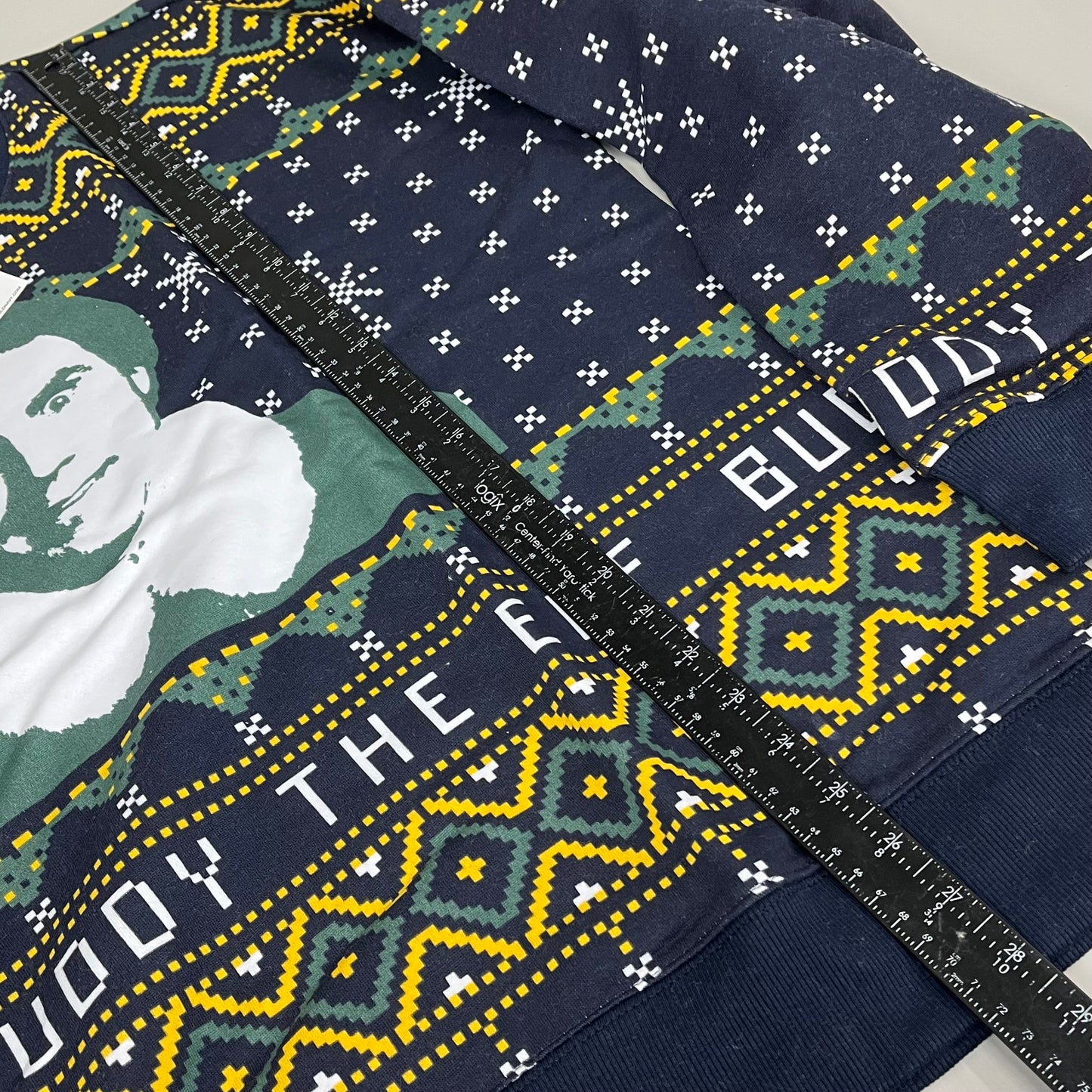 OLD NAVY Men's Christmas Holiday Elf Sweater Sz XL Navy/Green 572579-00-1