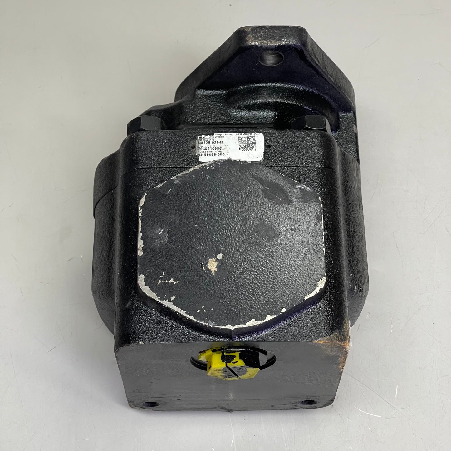 PARKER Hydraulic Pump Motor 10"x7"x7" Black 7049110006