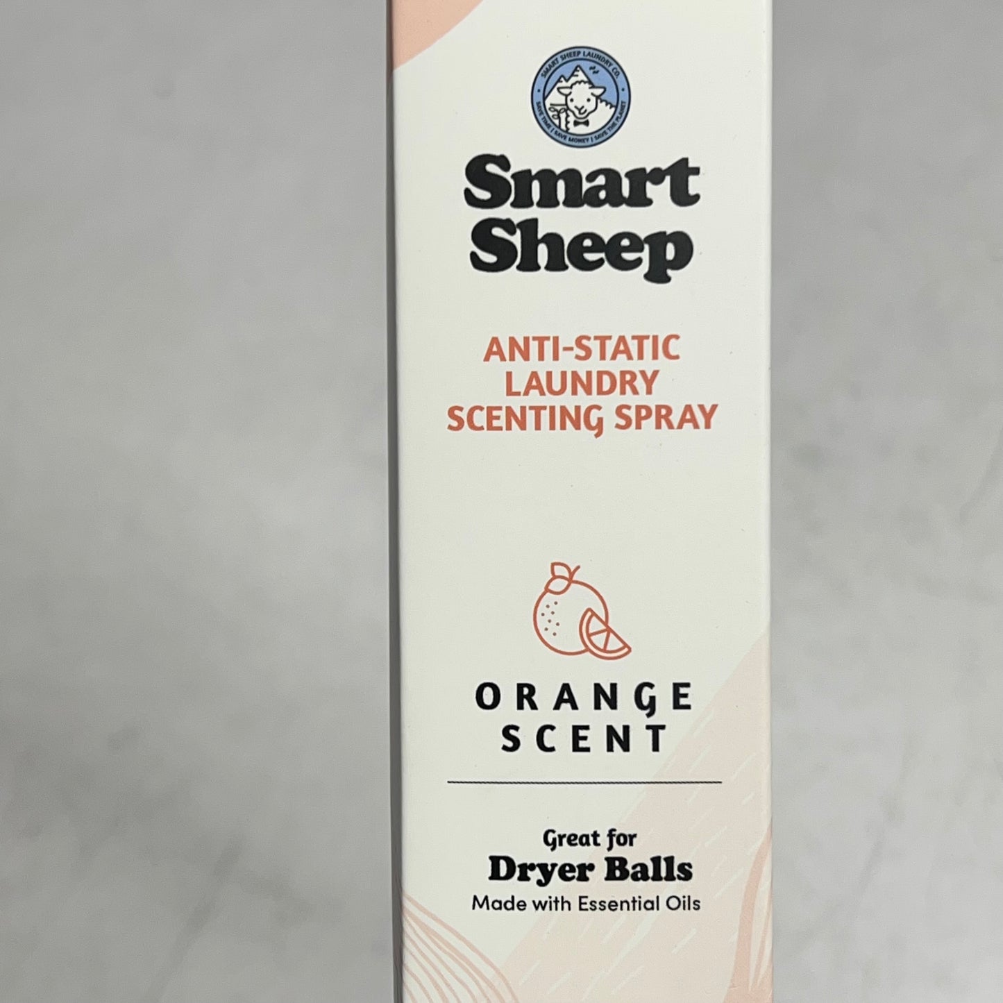SMART SHEEP (2 PACK) Anti-static Orange Scent Spray W/ Essential Oil 4 fl oz