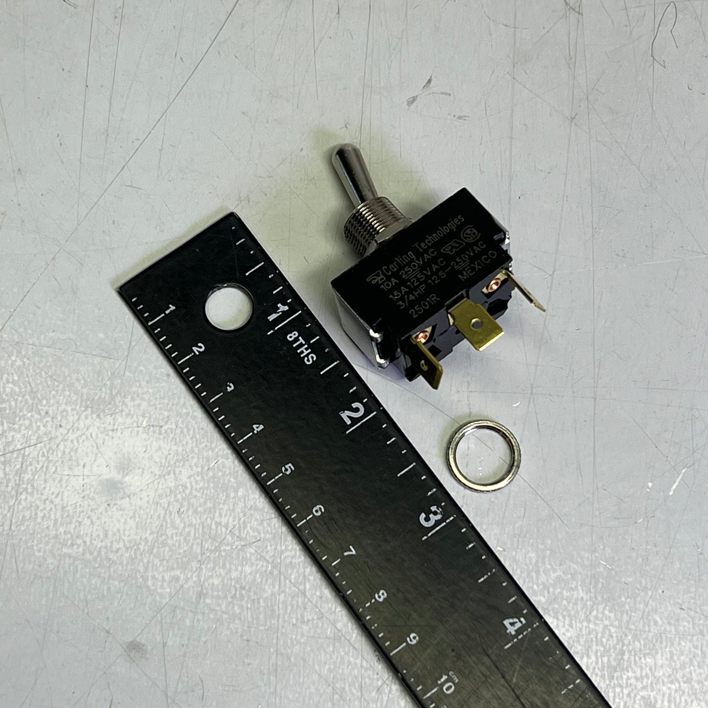 CLUB CAR OEM Toggle Switch SPDT Maintenance/Operate 3 Spade 2019+ 103198401