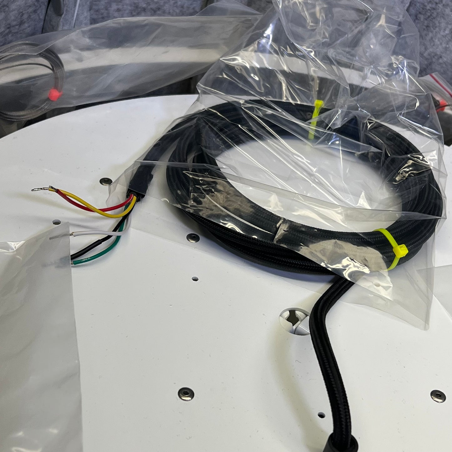 LUXX BOX Vapor Echo (LX-VE) Sound Management Pendant Lighting 36" - M Light Grey