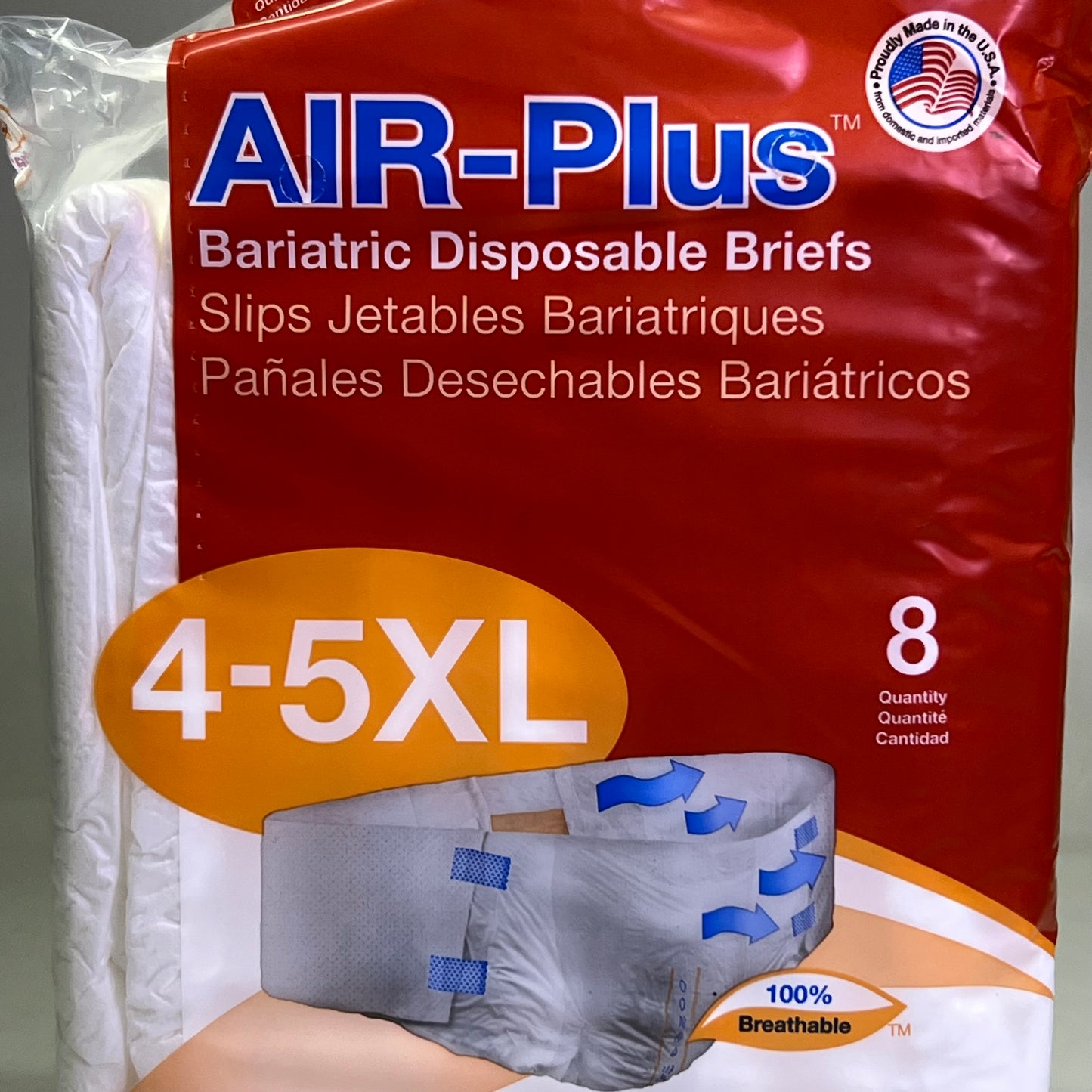 TRANQUILITY (2 PACK 16 Count) Disposable Overnight Underwear Size 4-5XL