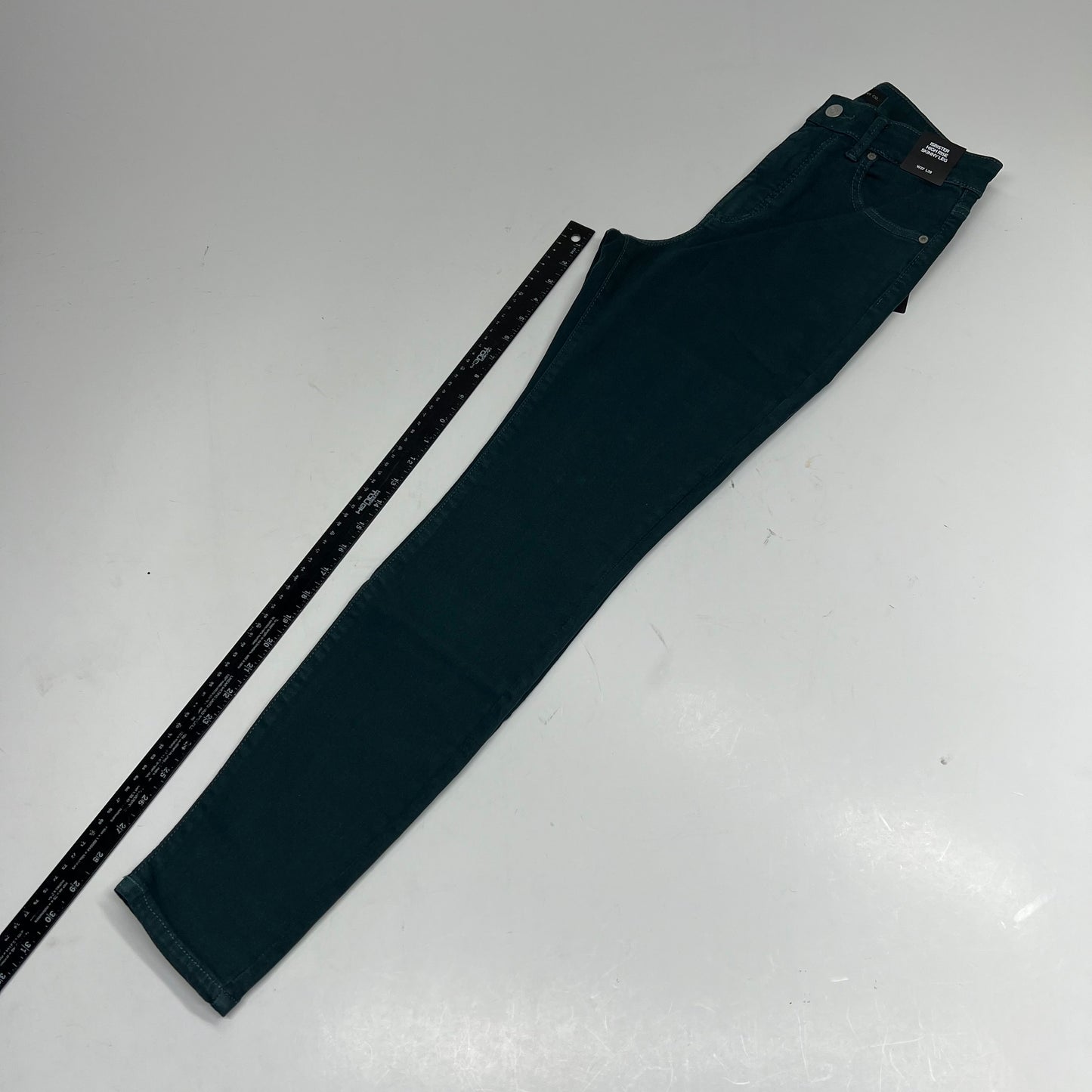 SILVER JEANS CO. Isbister High Rise Skinny Jeans Women's Sz 27/29 Emerald Green