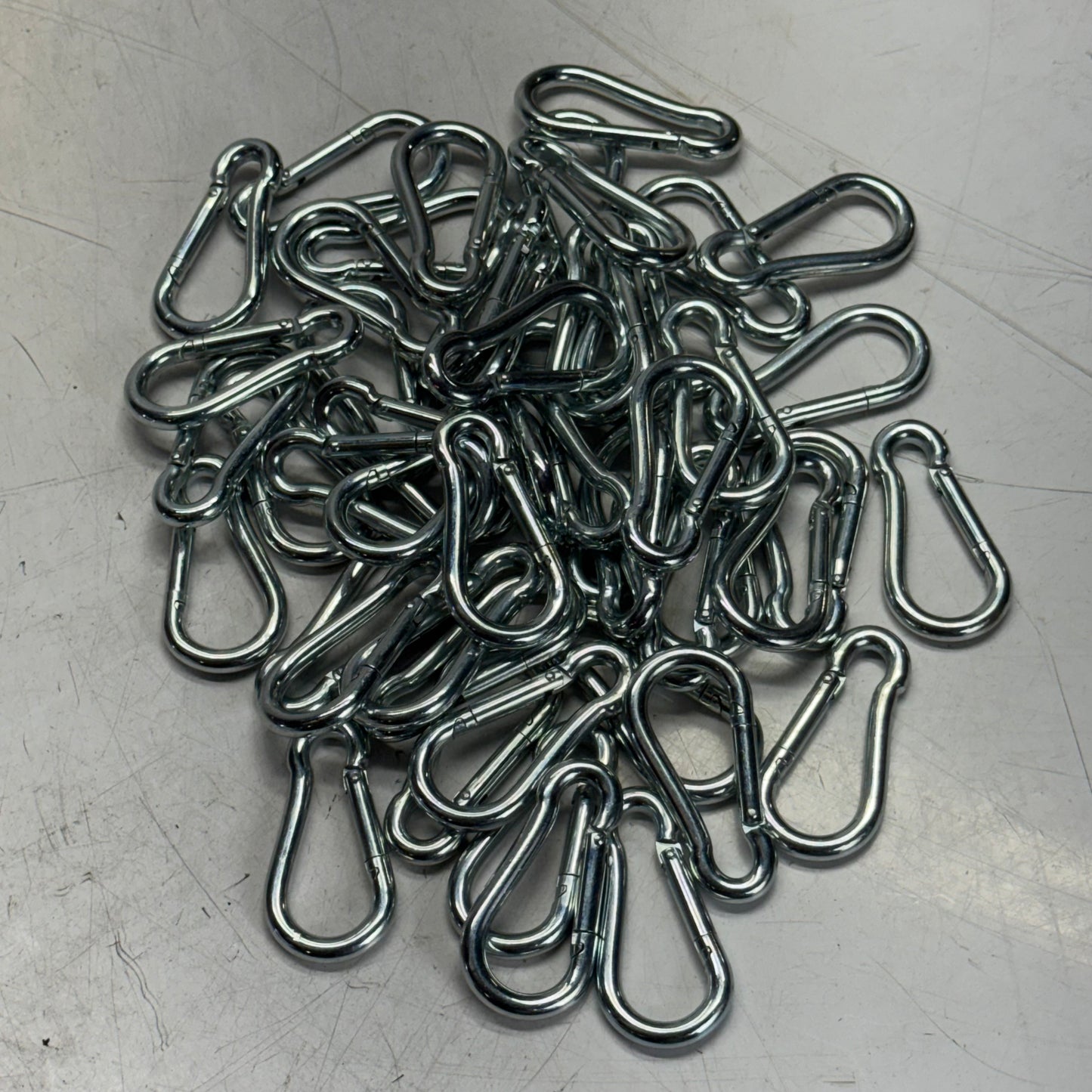 EP (50 PACK) Stainless Steel Spring Snap Sz 2.2"L