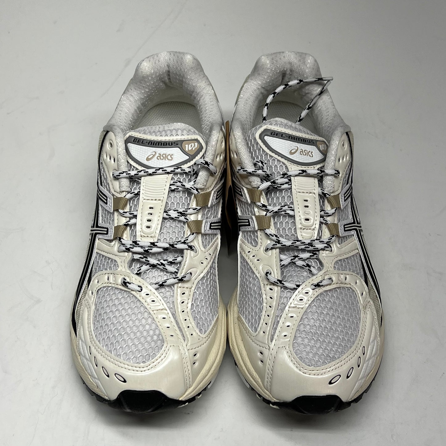 ASICS Gel Nimbus Eva Foam Sneaker M Sz 7.5 W Sz 9 White/Ivory 1203A543-108