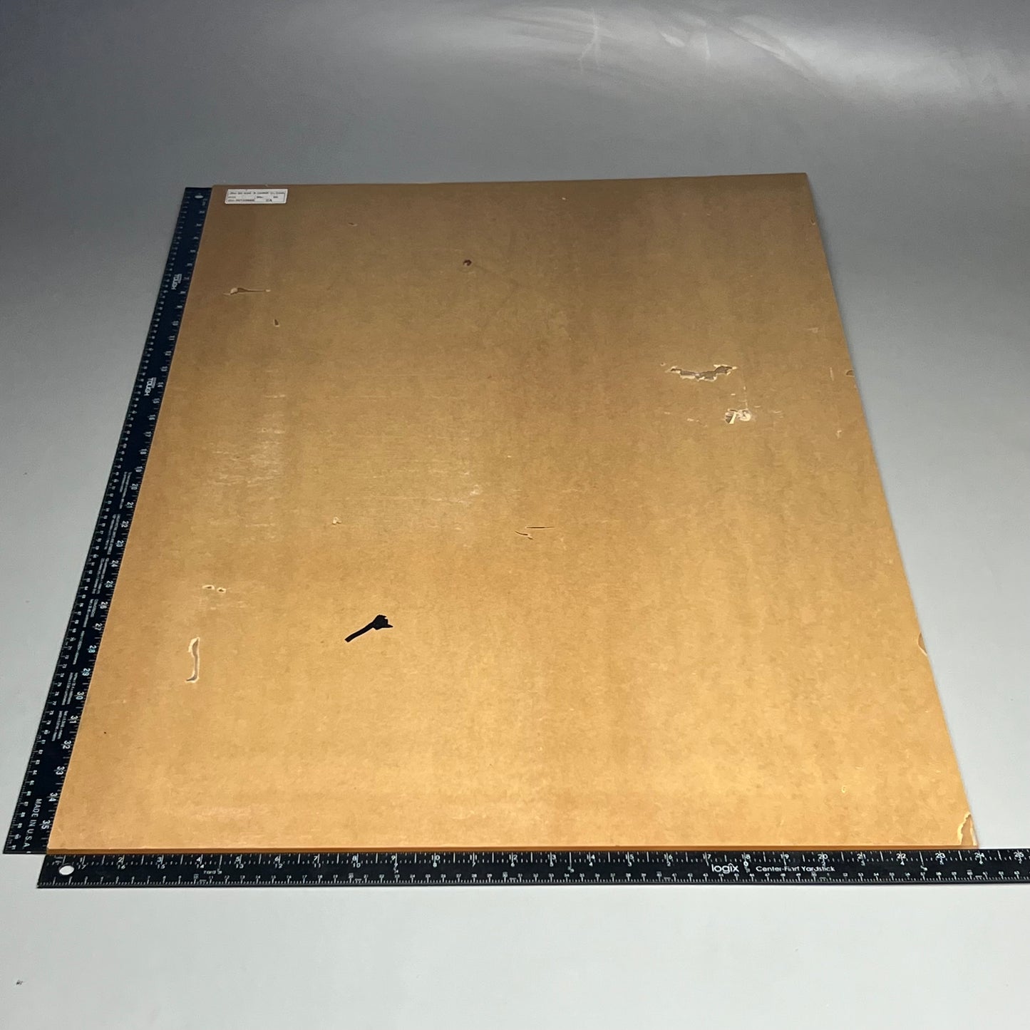 Clear Plexiglass Acrylic Plastic Piece .500 X 24" X 36" Paper Masked GO-19526540