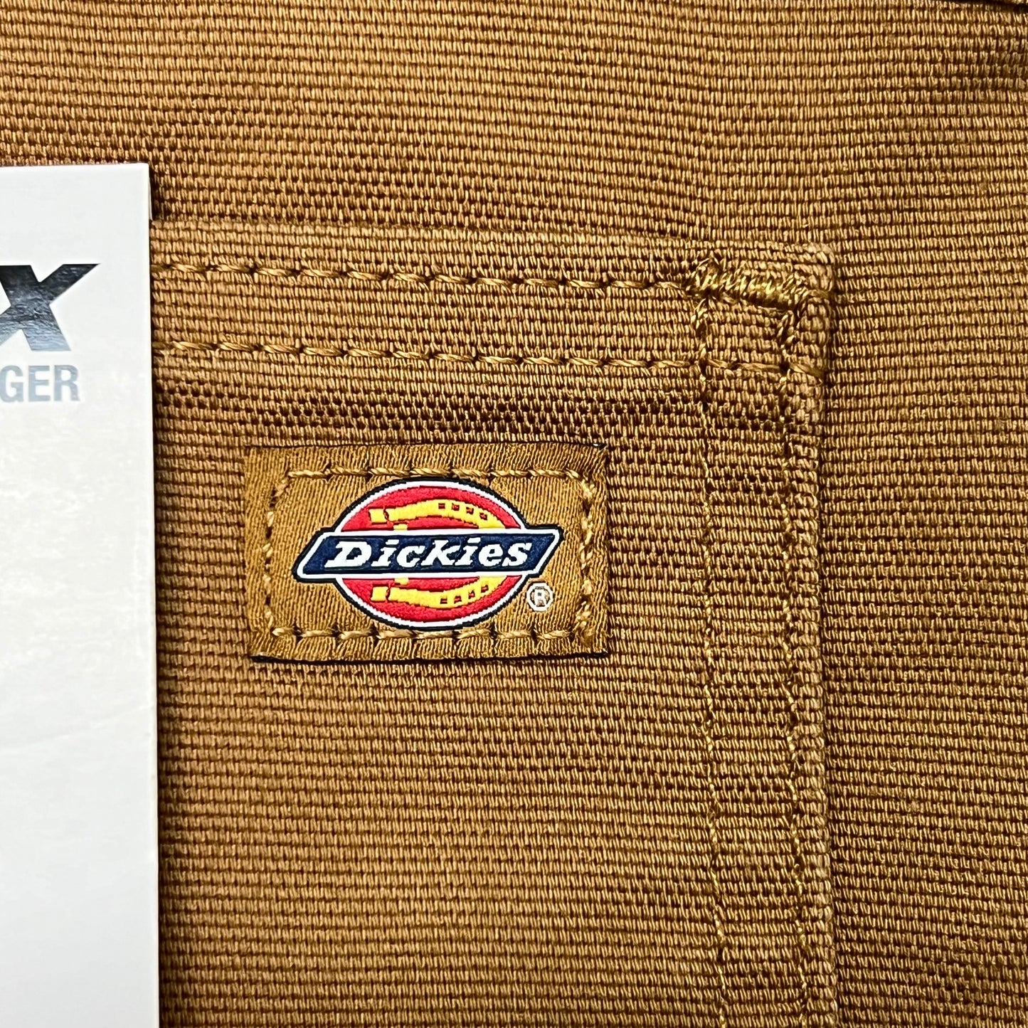 DICKIES Flex Regular Fit Double Knee Pant Men's Sz 34X34 Stonewashed Brown Duck