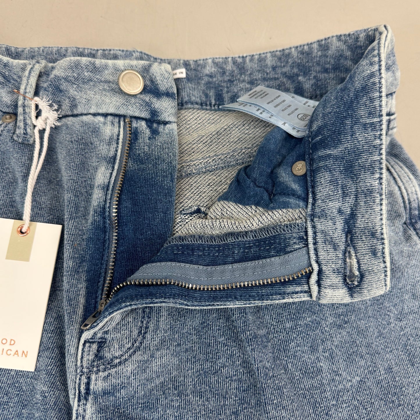 GOOD AMERICAN Jeanius Good Skate Jeans Women's Sz 8 Indigo586 GS0409VN