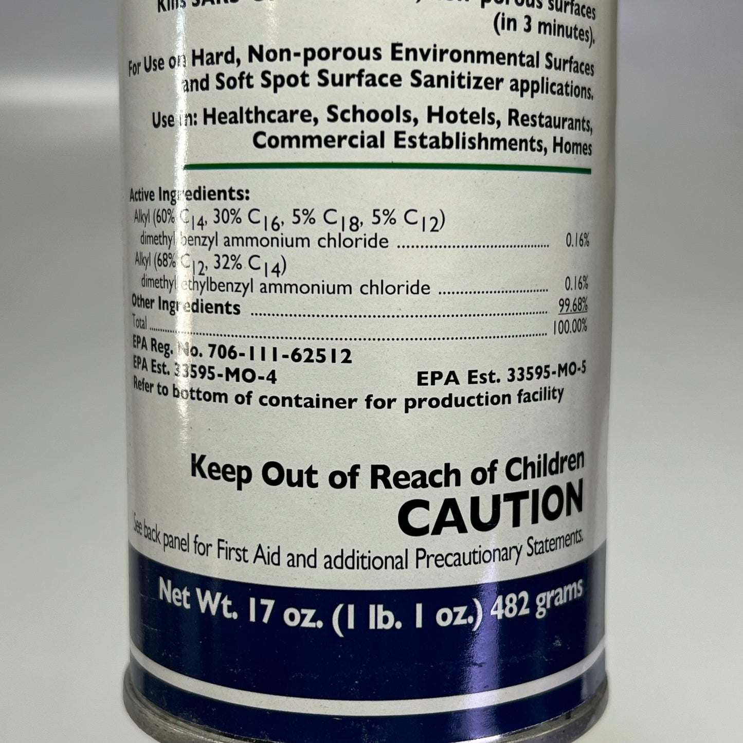 PRO LINK (2 PACK) Disinfectant Spray Multi Surface Disinfectant Lemon Scent 17oz