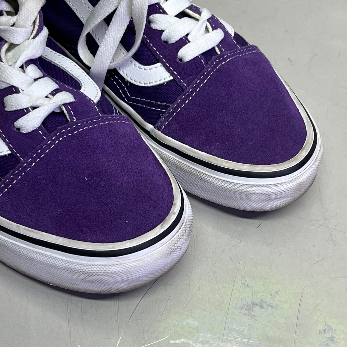VANS Old Skool Of The Wall Sneakers Men's Sz 7 Women's Sz 8.5 Purple (Pre-Owned)