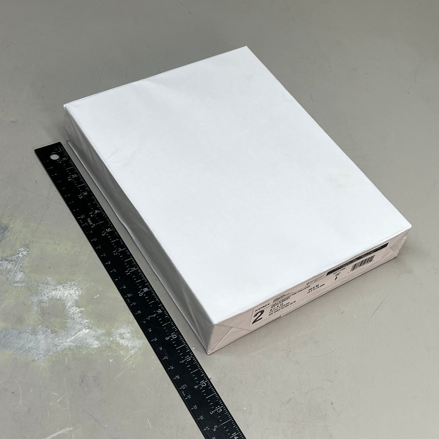 ICONEX (1,250 PACK) Digital Carbonless Paper 2-Part 8.5"X11" White/Canary 9077-1006