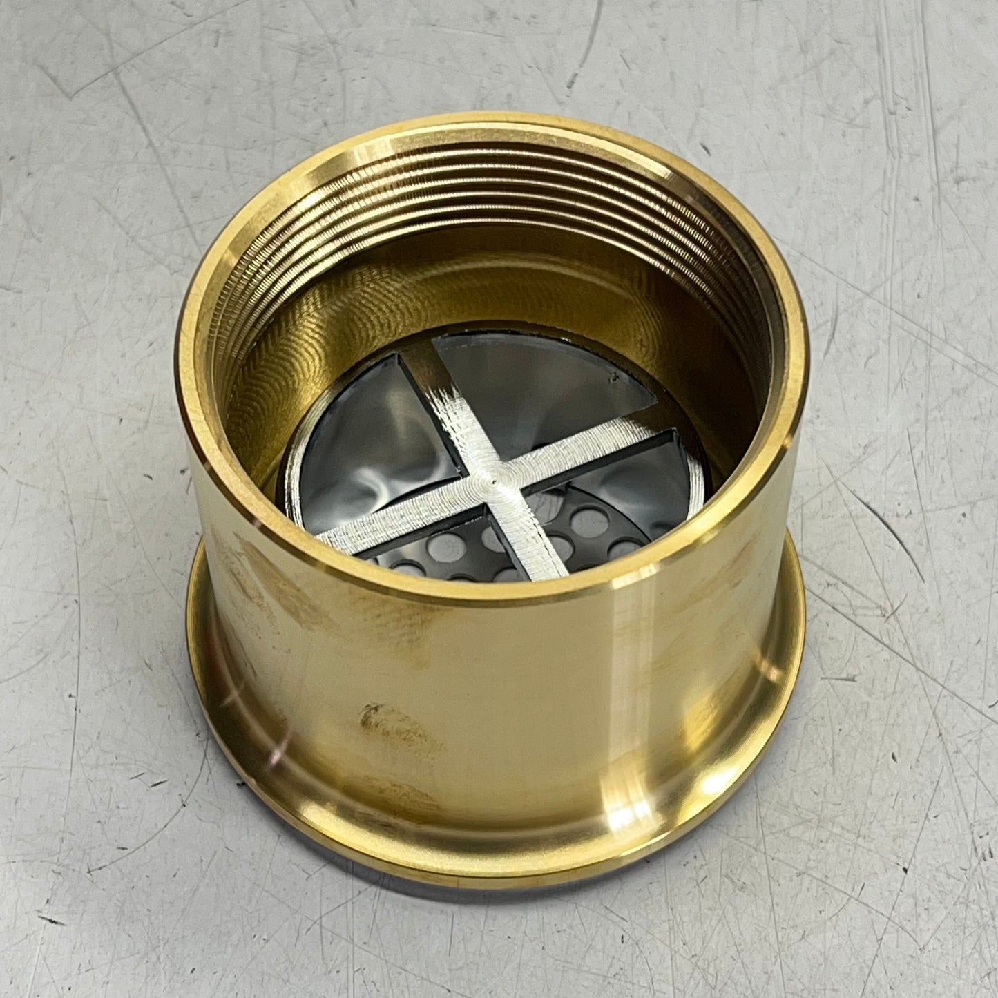 AMERICAN STANDARD Heritage Grid Strainer Drain  3" IPS Connection  Chrome