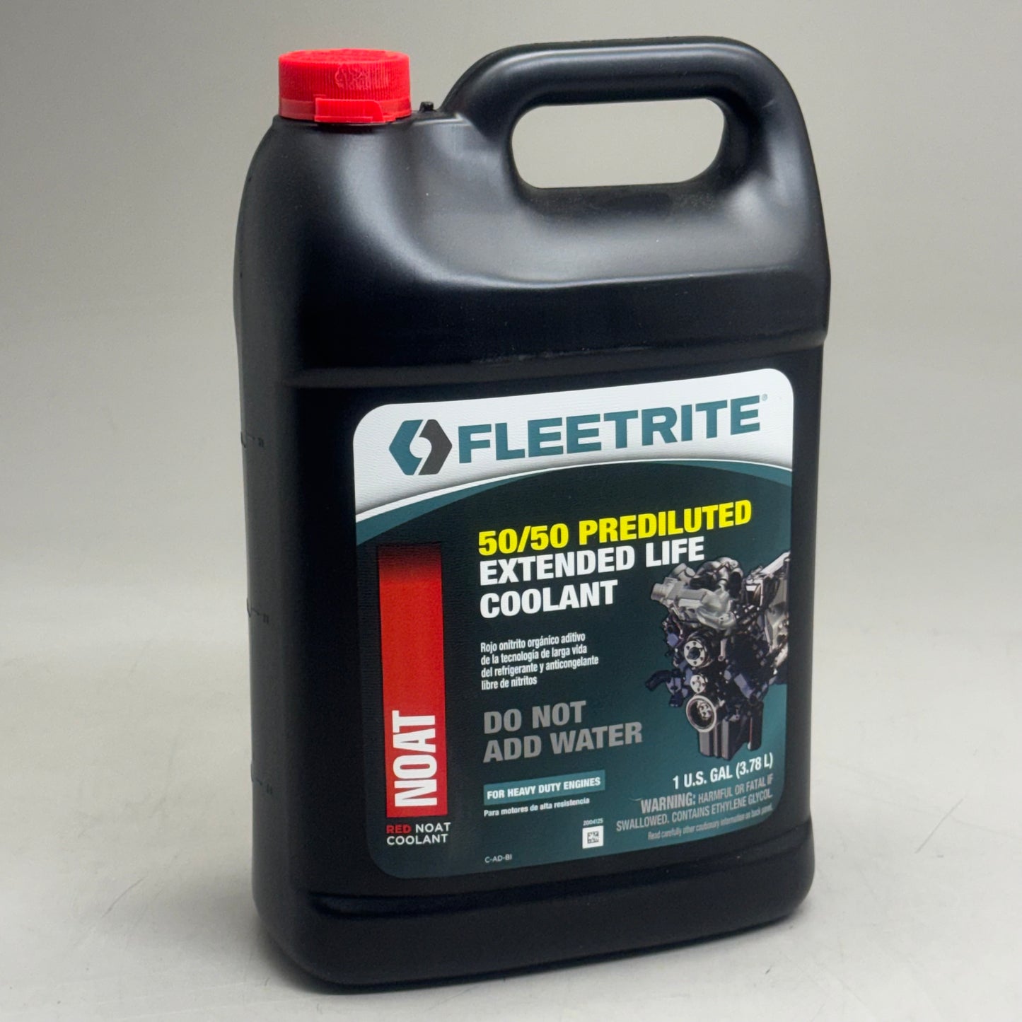 FLEETRITE 50/50 Pre-diluted Extended Life Coolant 1 Gal. FLTRELC5050G