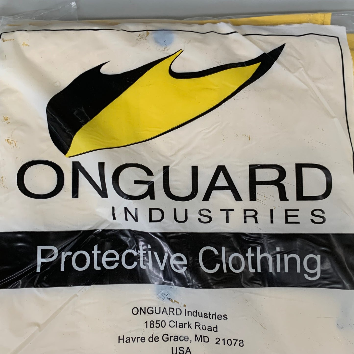 ONGAURD INDUSTRIES 3 Piece Protective Clothing Unisex SZ 3XL Yellow 76515CCR-Sitex