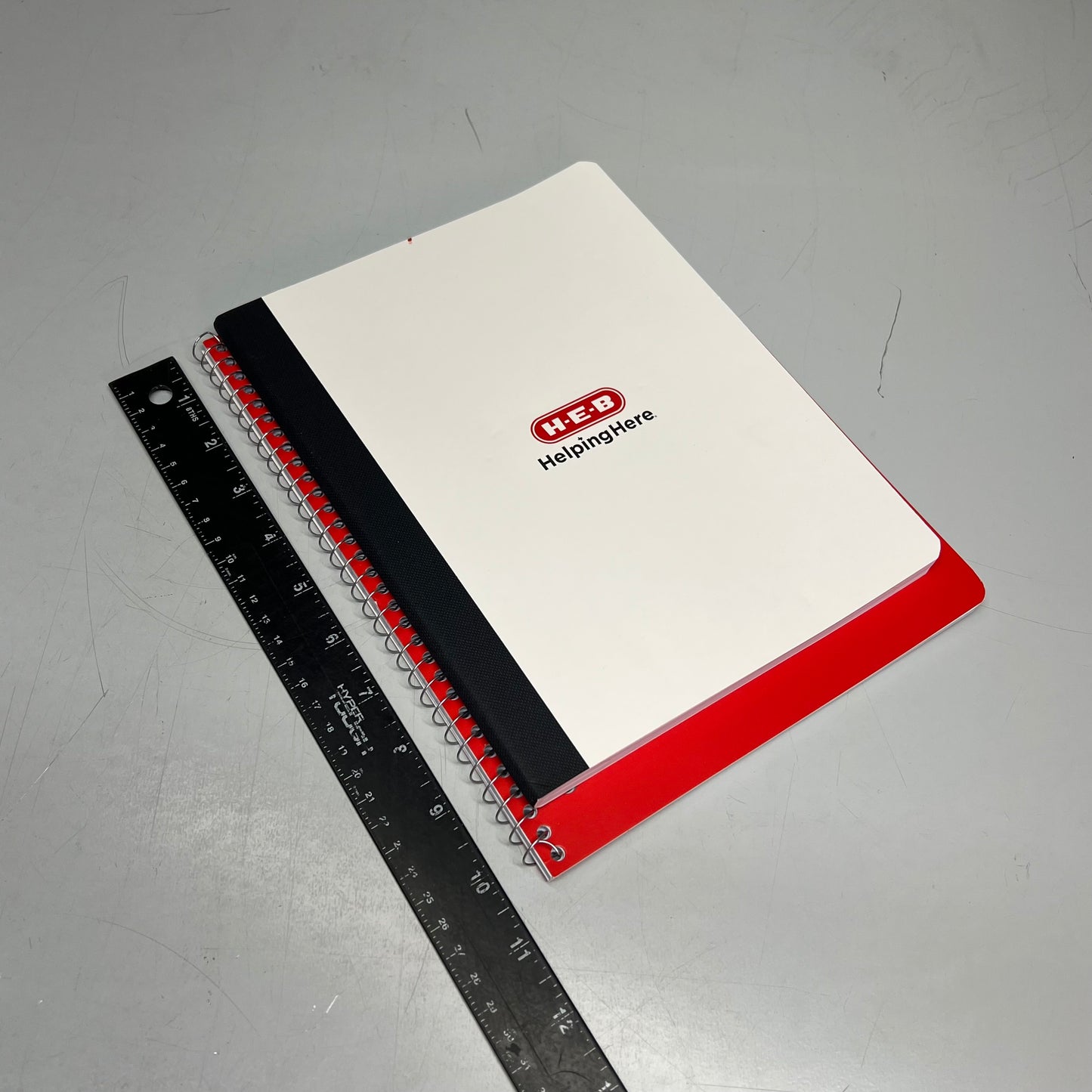 H.E.B School Supplies Set In Drawstring Backpack Clear/Black