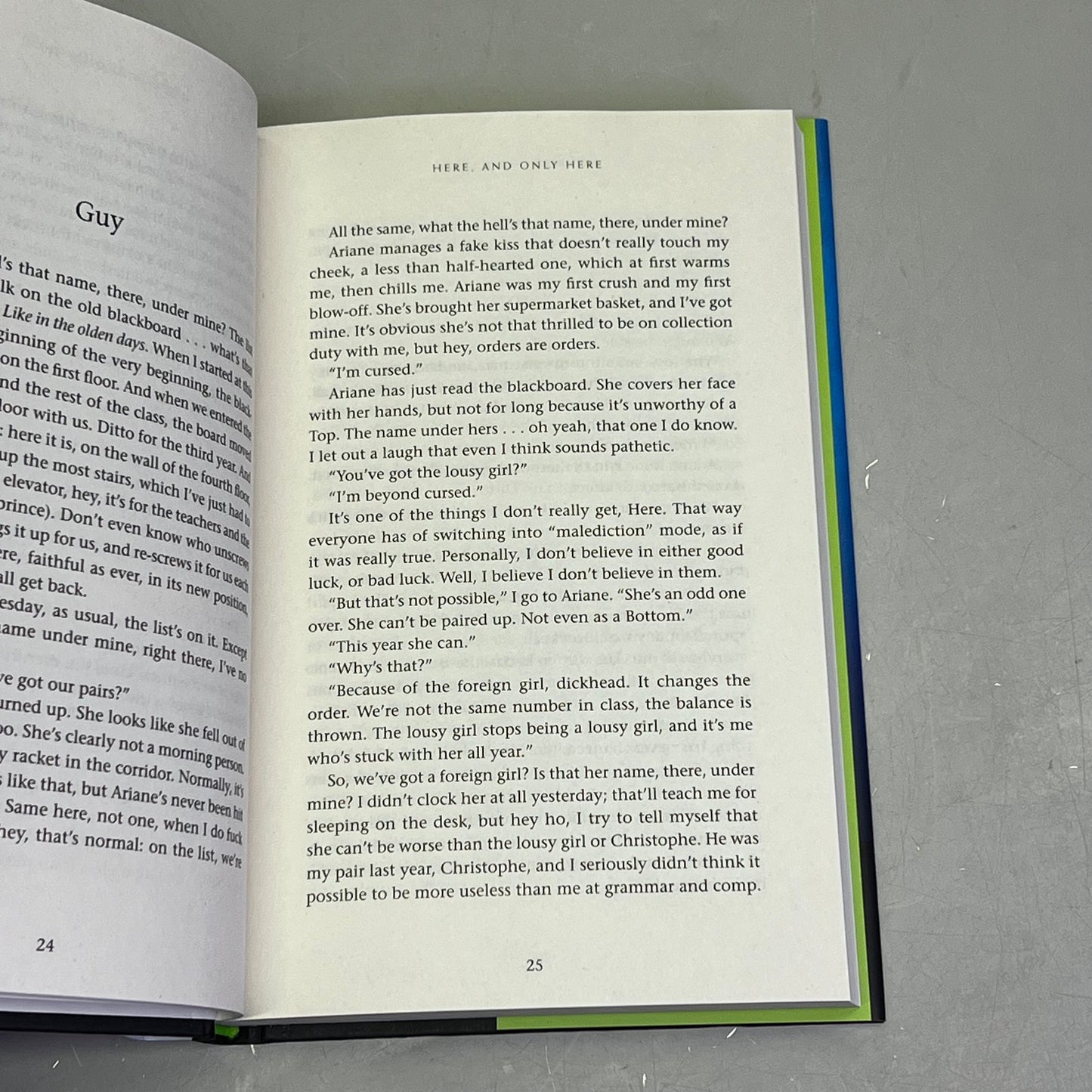 HERE, AND ONLY HERE A Coming Of Age Fiction Novel Hardcover By Christelle Dabos