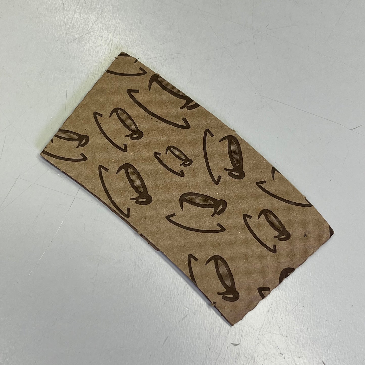 ZA@ JAVA JACKET (500 PACK) Paper Hot Cup Sleeve Fits 12-20 oz Brown (Distressed Box) A