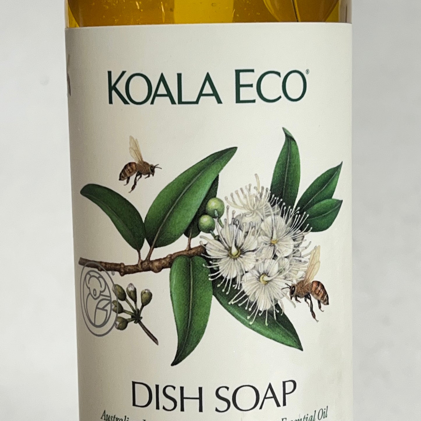 KOALA ECO (2 PACK) Lemon Myrtle & Mandarin Essential Oil Dish Soap 16.9 Fl Oz