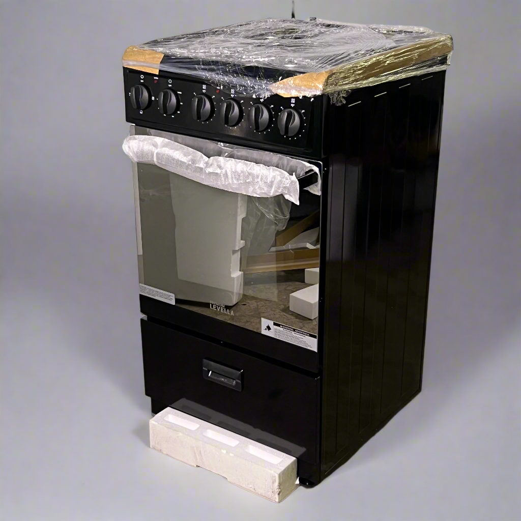 ZA@ PREMIUM LEVELLA  Freestanding Electric Range 240V PRE2027GB Sz 19.5" x 25.2" x 39.3" Black (New)